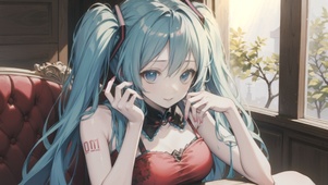 旗袍初音2