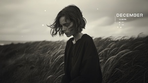 黑白少女