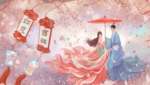 七时吉祥壁纸