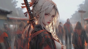 雨中女侠，江湖再见