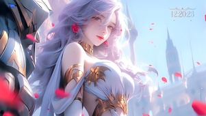 花瓣雨中的异族公主