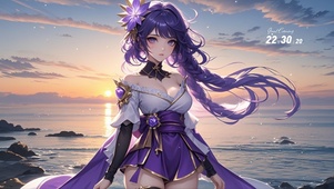 安静的美少女