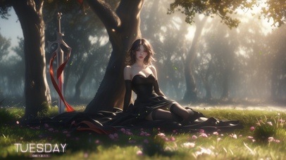 仿佛每一步都带着旋律