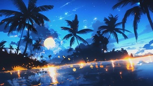 4K夏威夷夜晚