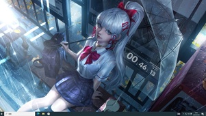 白发 美少女 JK