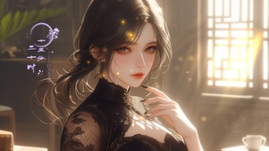 近似古装气质美女