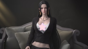 沙发女孩