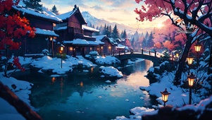 日落随山隐