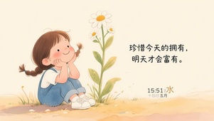 珍惜今天所拥有