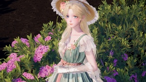 无限暖暖可爱金发女孩花朵+动态