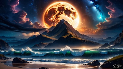 4K海上升明月-望月星河