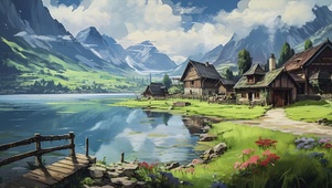 破旧小屋