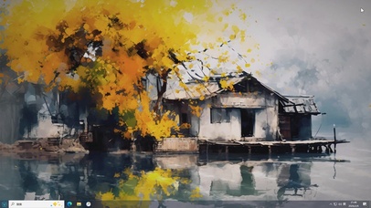 烟江老屋-桌面主题