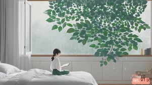 看书少女
