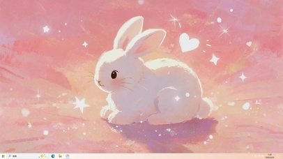小清新兔子桌面主题