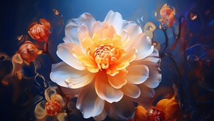 梦幻花朵～科技风