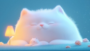 睡觉觉的猫咪