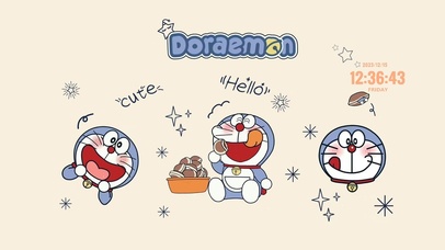 可爱哆啦 治愈壁纸