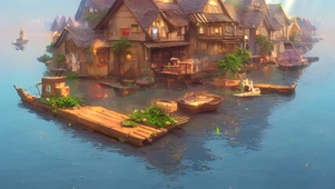 海上渔村