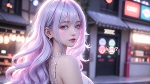 可爱的少女