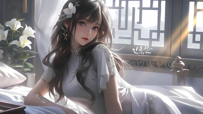 4k治愈唯美古风女神