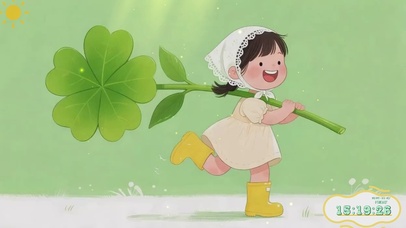 活泼欢快小女孩