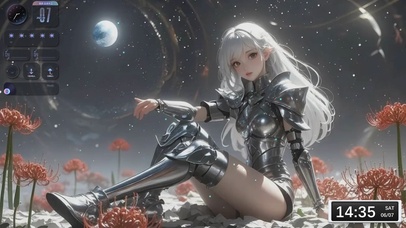 酷炫机甲少女桌面