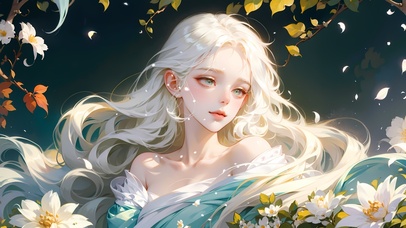 素衣轻颜淡若尘