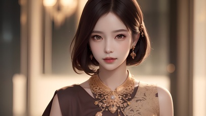 4k披肩清纯美女