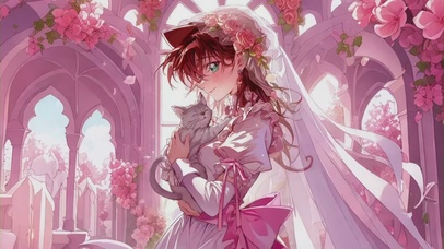 4K 粉色壁纸 毛利兰