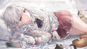 白发少女