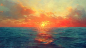 夕阳西下