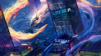 赛博朋克都市之龙神大战