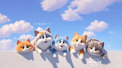 元气满满的一天~可爱猫猫