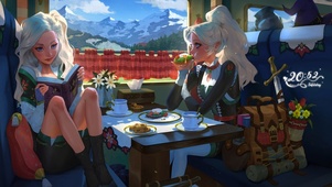 旅行的少女
