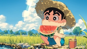 夏日吃瓜小新