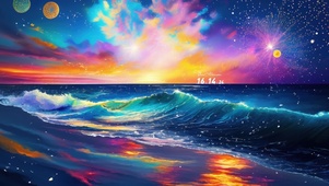 梦幻海浪星云