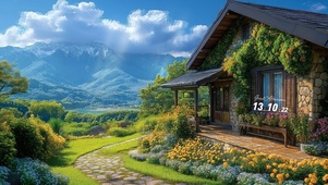 护眼山间小屋