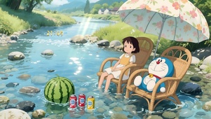 清凉河边