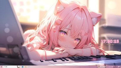 纯情甜美猫耳女孩