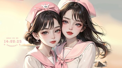 治愈海军风姐妹