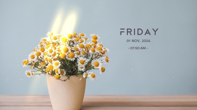 简约小清新绿植盆栽桌面