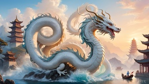 海上白色巨龙