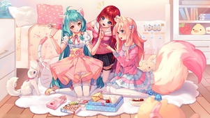 房间可爱美少女们