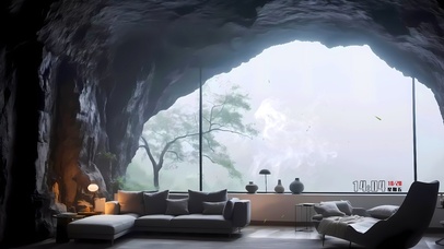 山洞里的别墅