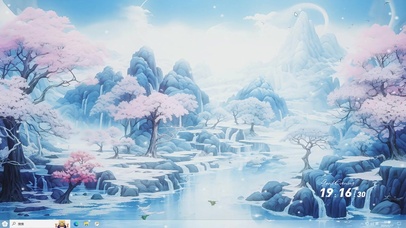 古风神秘仙境-桌面主题