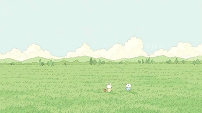 清新草地