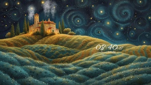 护眼星空绿景