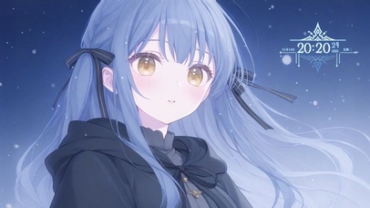 雪景少女