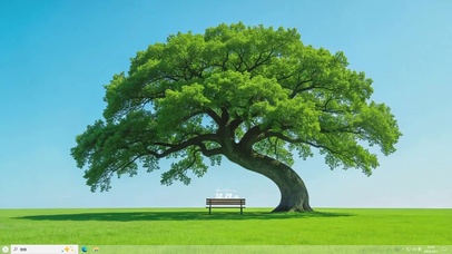唯美的大树